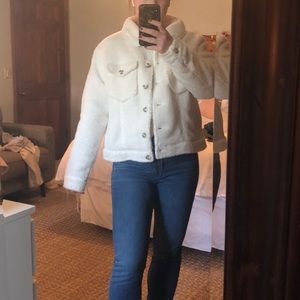 White Sherpa Jacket